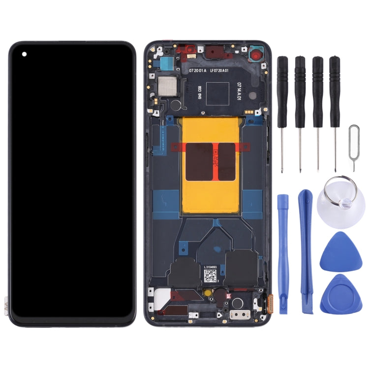 Original LCD Screen For OPPO Reno6 5G PEQM00 CPH2251 Digitizer Full Assembly with Frame (Black) - LCD Screen by buy2fix | Online Shopping UK | buy2fix