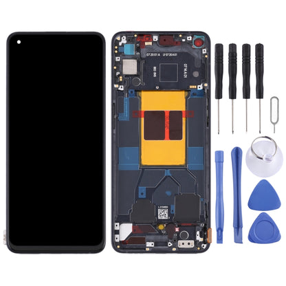 Original LCD Screen For OPPO Reno6 5G PEQM00 CPH2251 Digitizer Full Assembly with Frame (Black) - LCD Screen by buy2fix | Online Shopping UK | buy2fix