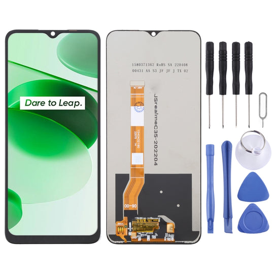 LCD-Bildschirm und Digitizer-Vollmontage für OPPO Realme C35