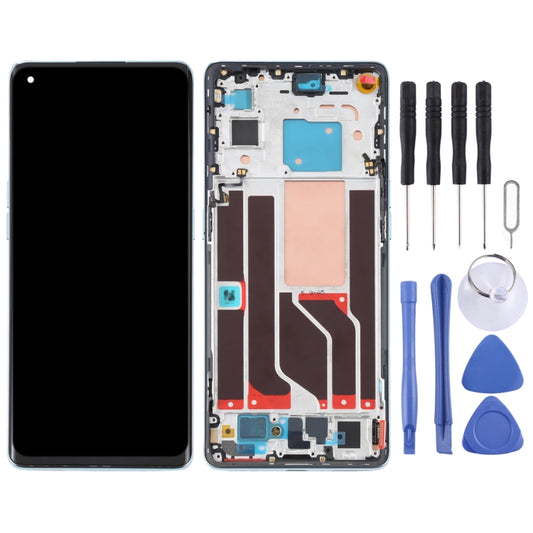 Original LCD Screen and Digitizer Full Assembly with Frame For OPPO Reno6 Pro 5G PEPM00 CPH2249(Green) - LCD Screen by buy2fix | Online Shopping UK | buy2fix