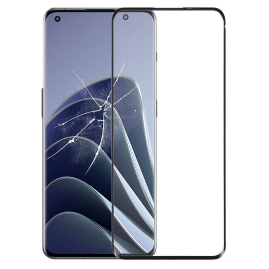 For OnePlus 10 Pro Front Screen Outer Glass Lens with OCA Optically Clear Adhesive (Black) - LCD Related Parts by buy2fix | Online Shopping UK | buy2fix