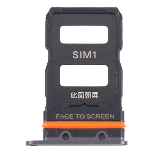 SIM Card Tray + SIM Card Tray for Xiaomi 12/12X(Black) - Card Tray by buy2fix | Online Shopping UK | buy2fix