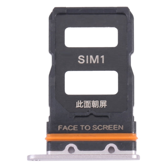 SIM Card Tray + SIM Card Tray for Xiaomi 12/12X(Silver) - Card Tray by buy2fix | Online Shopping UK | buy2fix