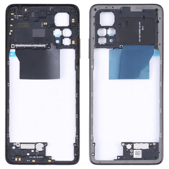 Plaque de lunette de cadre central pour Xiaomi Poco X4 Pro 5G/Redmi Note 11E Pro (noir)