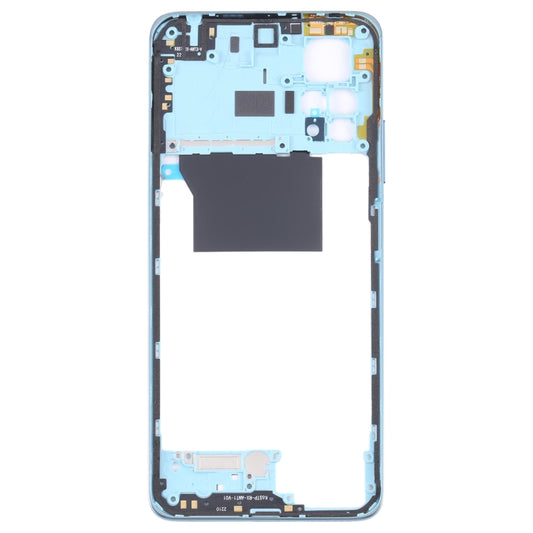 Middle Frame Bezel Plate for Xiaomi Poco X4 Pro 5G/Redmi Note 11E Pro(Blue) - Frame Bezel Plate by buy2fix | Online Shopping UK | buy2fix