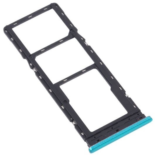 For Infinix Note 7 X690B X690 SIM Card Tray + SIM Card Tray + Micro SD Card Tray (Green) - Card Tray by buy2fix | Online Shopping UK | buy2fix