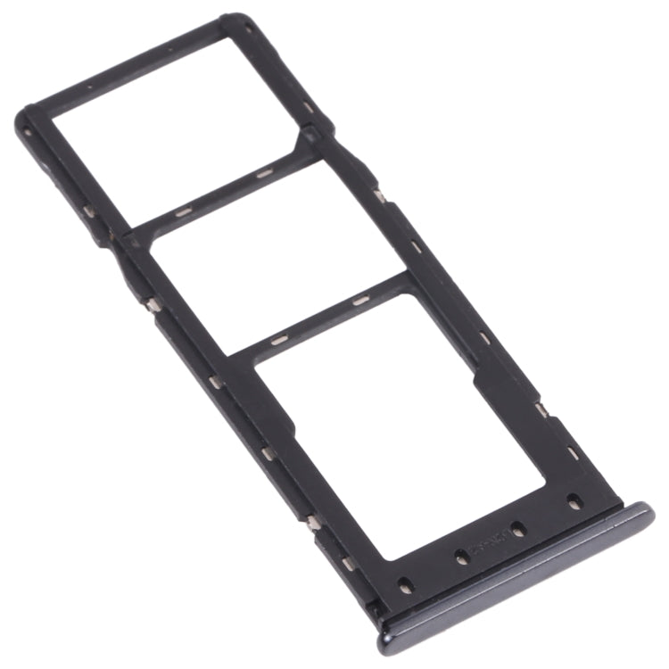 For Infinix Zero 8i X687B SIM Card Tray + SIM Card Tray + Micro SD Card Tray (Black) - Card Tray by buy2fix | Online Shopping UK | buy2fix