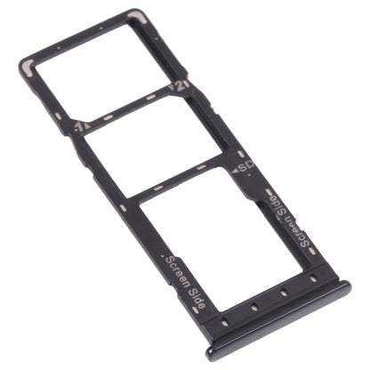 For Infinix Zero 8i X687B SIM Card Tray + SIM Card Tray + Micro SD Card Tray (Black) - Card Tray by buy2fix | Online Shopping UK | buy2fix