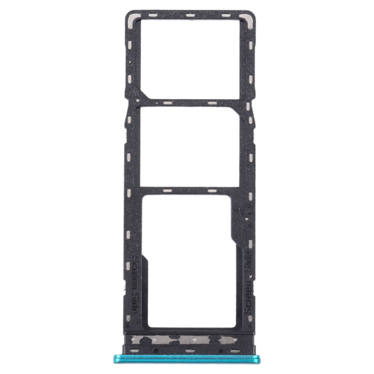 For Infinix Note 10 X693 SIM Card Tray + SIM Card Tray + Micro SD Card Tray (Green) - Card Tray by buy2fix | Online Shopping UK | buy2fix
