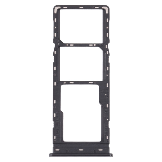 SIM-Kartenfach + SIM-Kartenfach + Micro-SD-Kartenfach für Tecno Spark 5 Air/Spark 5 Pro/Spark 5 (Schwarz)