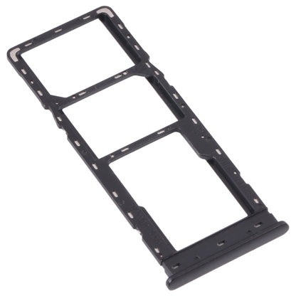 For Tecno Spark 5 Air/Spark 5 Pro/Spark 5 SIM Card Tray + SIM Card Tray + Micro SD Card Tray (Black) - Card Tray by buy2fix | Online Shopping UK | buy2fix