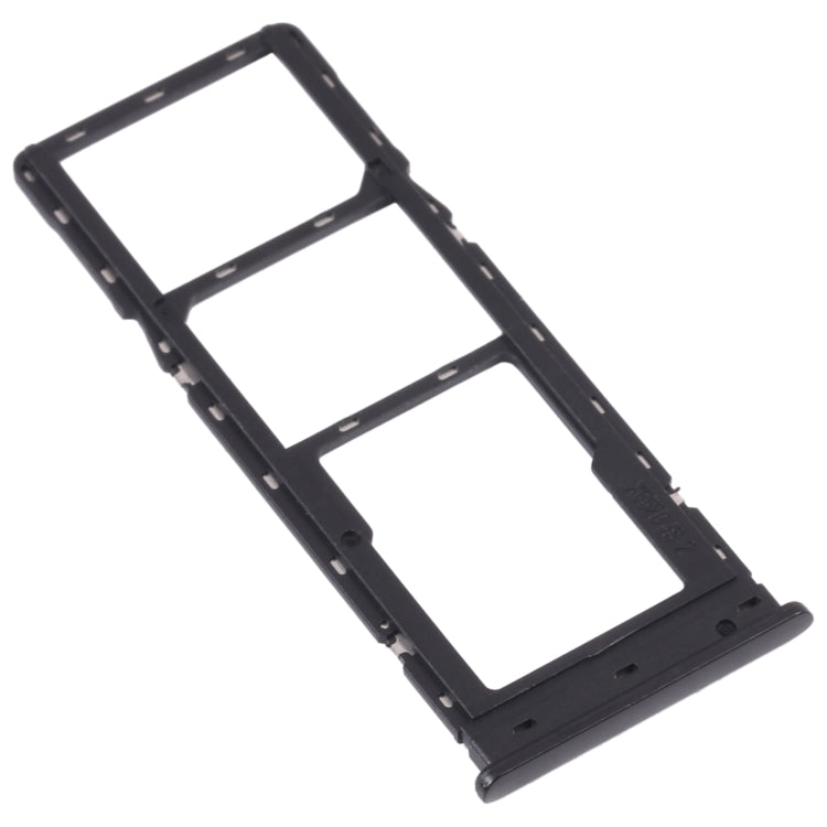 For Tecno Spark 5 Air/Spark 5 Pro/Spark 5 SIM Card Tray + SIM Card Tray + Micro SD Card Tray (Black) - Card Tray by buy2fix | Online Shopping UK | buy2fix