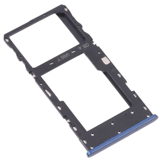 SIM Card Tray + Micro SD Card Tray for TCL Plex T780H(Blue) - For TCL by buy2fix | Online Shopping UK | buy2fix