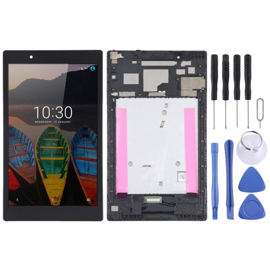 LCD-Bildschirm und Digitizer-Vollmontage mit Rahmen für Lenovo Tab3 8 Plus TB-8703X TB-8703 TB-8703F TB-8703N