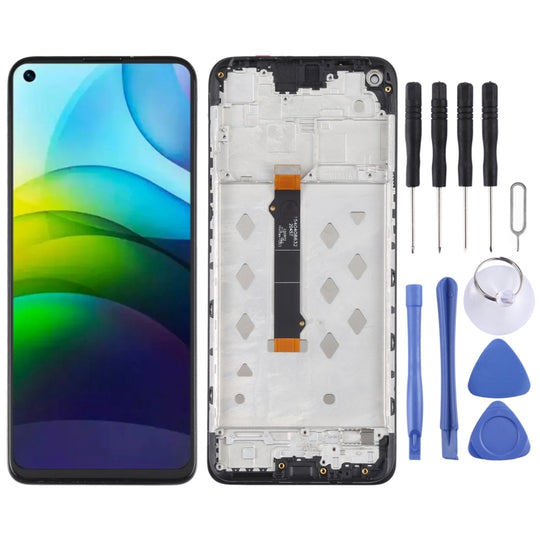 LCD-Bildschirm und Digitizer-Vollmontage mit Rahmen für Lenovo K12 Pro 2020 XT2091-8 (Schwarz)