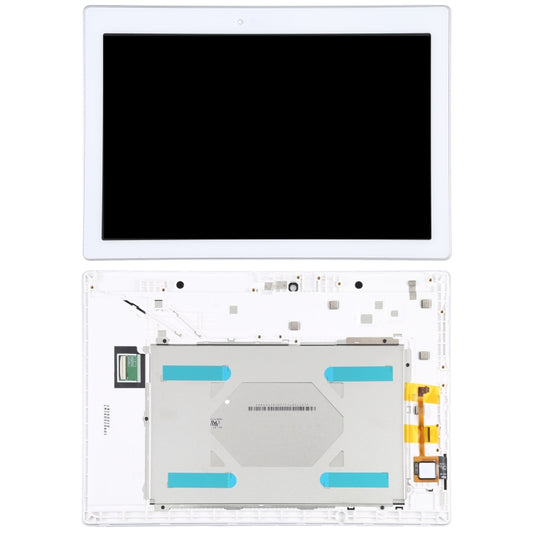 OEM LCD Screen for Lenovo Tab 2 A10-70 A10-70F A10-70L Digitizer Full Assembly with Frame (White) - LCD Screen by buy2fix | Online Shopping UK | buy2fix