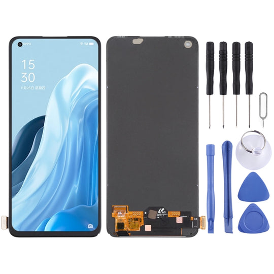 LCD-Bildschirm und Digitizer-Vollmontage für OPPO Reno7 SE 5G/Find X5 Lite/F21 Pro/Reno7 4G/Realme 9 Pro+