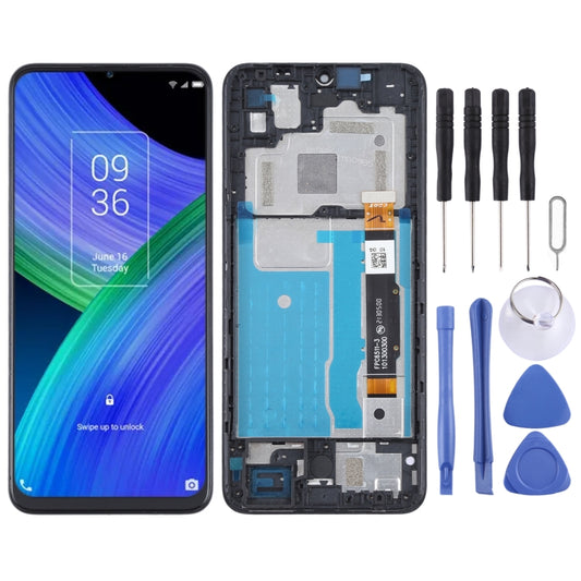 LCD Screen and Digitizer Full Assembly with Frame for TCL 20 R 5G - For TCL by buy2fix | Online Shopping UK | buy2fix