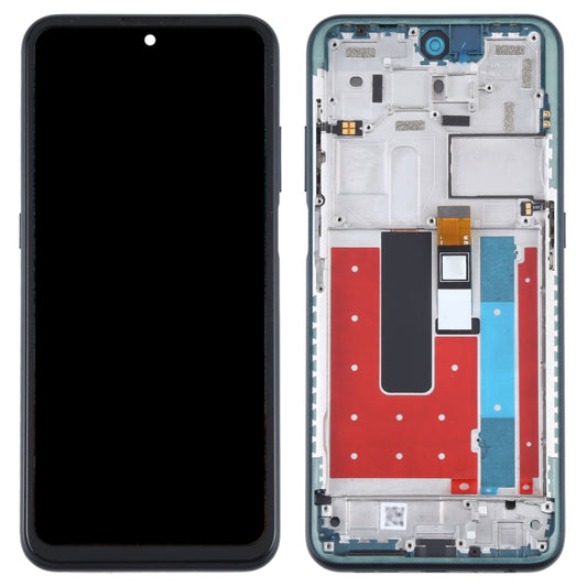 TFT LCD Screen for Nokia X10 TA-1350 TA-1332 Digitizer Full Assembly with Frame (Green) - LCD Screen by buy2fix | Online Shopping UK | buy2fix