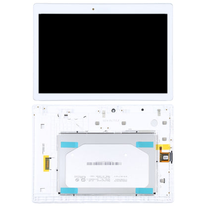 OEM LCD Screen for Lenovo Tab 2 A10-30 YT3-X30 Digitizer Full Assembly with Frame (White) - LCD Screen by buy2fix | Online Shopping UK | buy2fix
