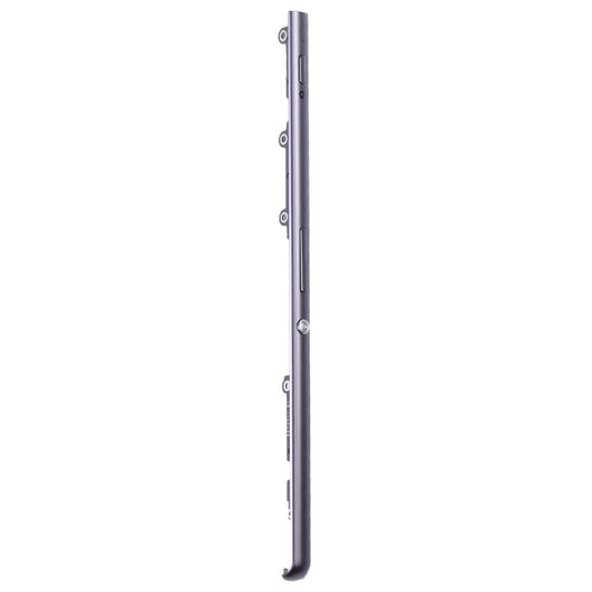 Side Part Sidebar For Sony Xperia XA Ultra(Black) - Frame Bezel Plate by buy2fix | Online Shopping UK | buy2fix
