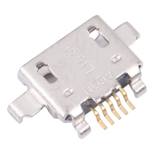 For Alcatel A3 Plus 5011A 10pcs Charging Port Connector - Single Tail Connector by buy2fix | Online Shopping UK | buy2fix