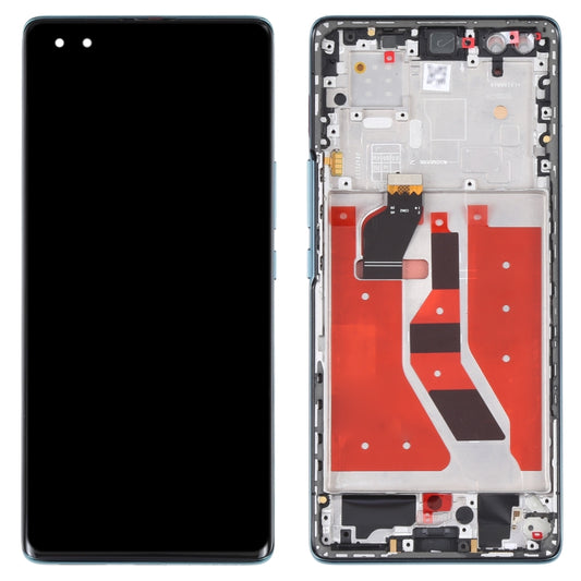 Original OLED LCD Screen for Honor 50 Pro Digitizer Full Assembly with Frame(Green) - LCD Screen by buy2fix | Online Shopping UK | buy2fix