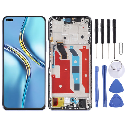 Original LCD Screen for Honor X20 Digitizer Full Assembly with Frame(Purple) - LCD Screen by buy2fix | Online Shopping UK | buy2fix