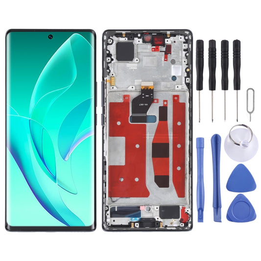 Original OLED LCD Screen for Honor 60 Digitizer Full Assembly with Frame(Black) - LCD Screen by buy2fix | Online Shopping UK | buy2fix