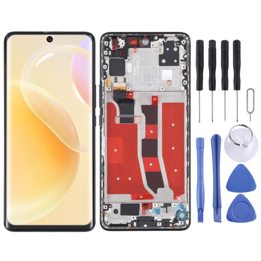 Original OLED LCD Screen for Huawei Nova 8 5G Digitizer Full Assembly with Frame(Black) - LCD Screen by buy2fix | Online Shopping UK | buy2fix