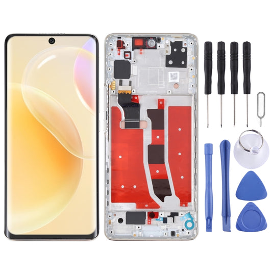 Original OLED LCD Screen for Huawei Nova 8 5G Digitizer Full Assembly with Frame(Silver) - LCD Screen by buy2fix | Online Shopping UK | buy2fix