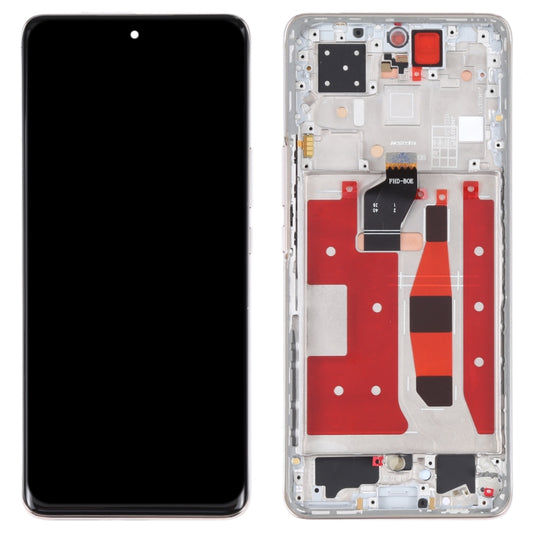 Original OLED LCD Screen for Honor 60 Pro Digitizer Full Assembly with Frame(Gold) - LCD Screen by buy2fix | Online Shopping UK | buy2fix