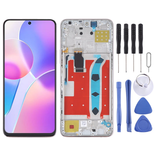 Original LCD Screen for Honor X30i Digitizer Full Assembly with Frame(Pink) - LCD Screen by buy2fix | Online Shopping UK | buy2fix