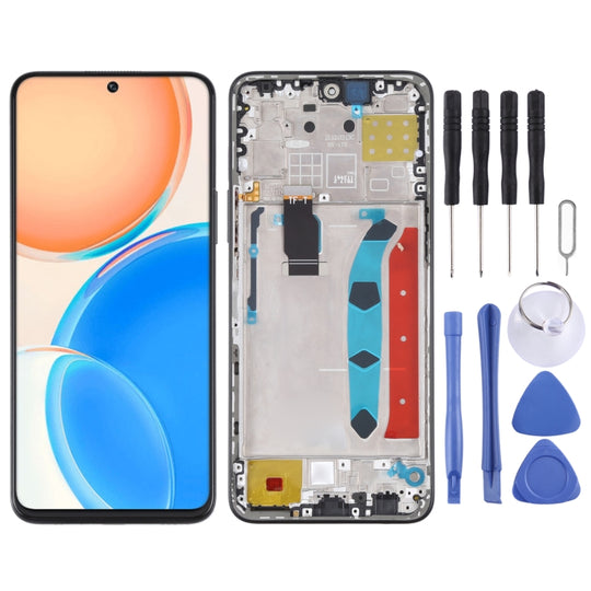 Écran LCD d'origine et numériseur complet avec cadre pour Honor X8 (noir)