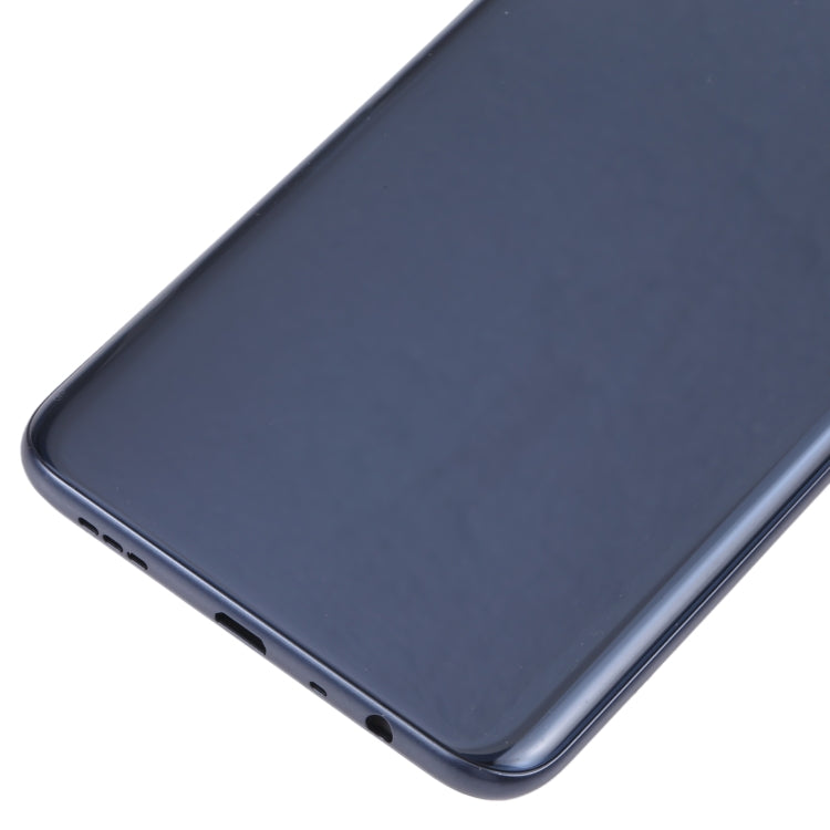 For OPPO A15/A15S/A35 Battery Back Cover with Middle Frame (Black) - Back Cover by buy2fix | Online Shopping UK | buy2fix