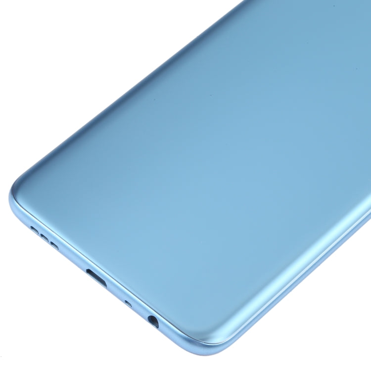 For OPPO A15/A15S/A35 Battery Back Cover with Middle Frame (Blue) - Back Cover by buy2fix | Online Shopping UK | buy2fix