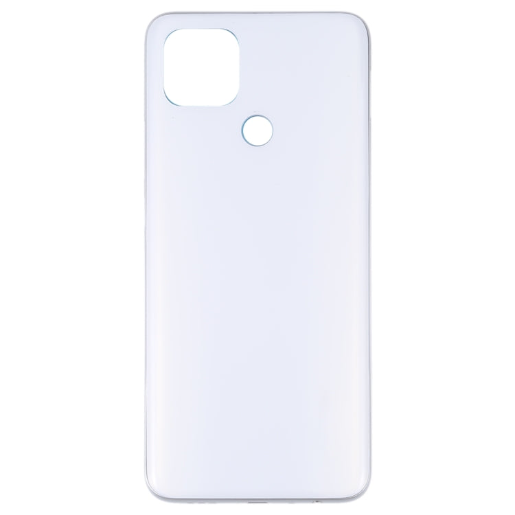 For OPPO A15/A15S/A35 Battery Back Cover with Middle Frame (White) - Back Cover by buy2fix | Online Shopping UK | buy2fix