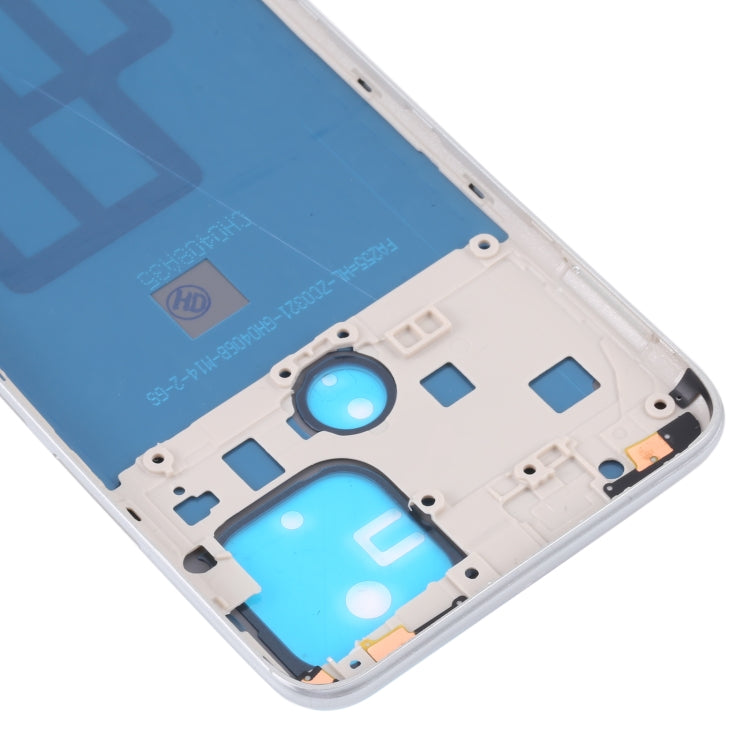 For OPPO A15/A15S/A35 Battery Back Cover with Middle Frame (White) - Back Cover by buy2fix | Online Shopping UK | buy2fix