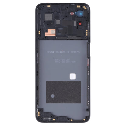 For OPPO A56 5G Battery Back Cover with Middle Frame (Black) - Back Cover by buy2fix | Online Shopping UK | buy2fix