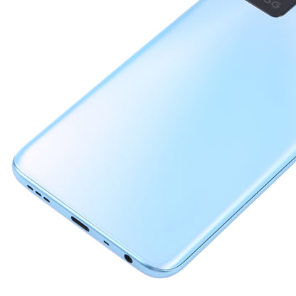 For OPPO A56 5G Battery Back Cover with Middle Frame (Blue) - Back Cover by buy2fix | Online Shopping UK | buy2fix