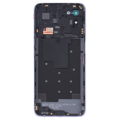 For OPPO A56 5G Battery Back Cover with Middle Frame (Purple) - Back Cover by buy2fix | Online Shopping UK | buy2fix