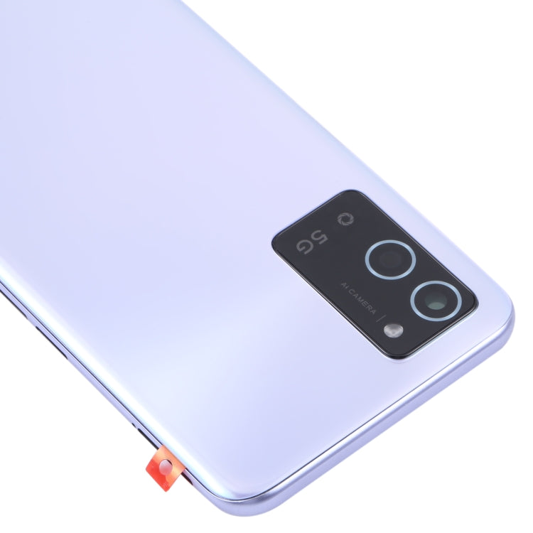 For OPPO A56 5G Battery Back Cover with Middle Frame (Purple) - Back Cover by buy2fix | Online Shopping UK | buy2fix
