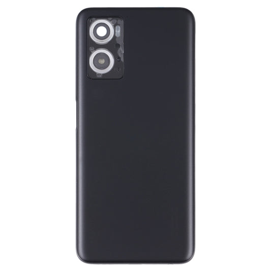 For OPPO A36/A76 Battery Back Cover with Middle Frame (Black) - Back Cover by buy2fix | Online Shopping UK | buy2fix