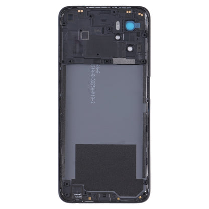 For OPPO A36/A76 Battery Back Cover with Middle Frame (Black) - Back Cover by buy2fix | Online Shopping UK | buy2fix