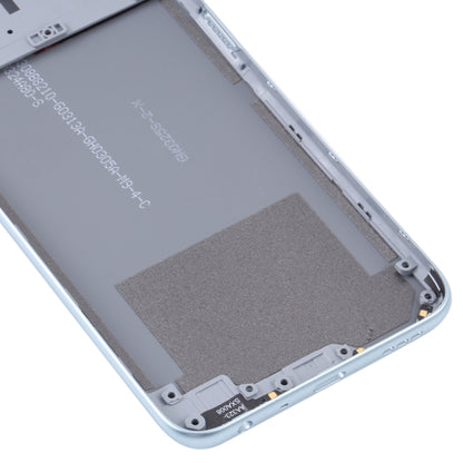 For OPPO A36/A76 Battery Back Cover with Middle Frame (Blue) - Back Cover by buy2fix | Online Shopping UK | buy2fix