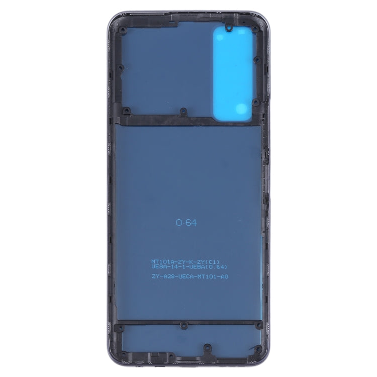 For vivo Y53s 5G Battery Back Cover with Middle Frame (Black) - Back Cover by buy2fix | Online Shopping UK | buy2fix