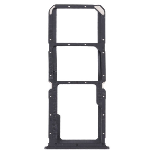 For OPPO A95 4G/Reno6 Lite  SIM Card Tray + SIM Card Tray + Micro SD Card Tray (Black) - Card Tray by buy2fix | Online Shopping UK | buy2fix
