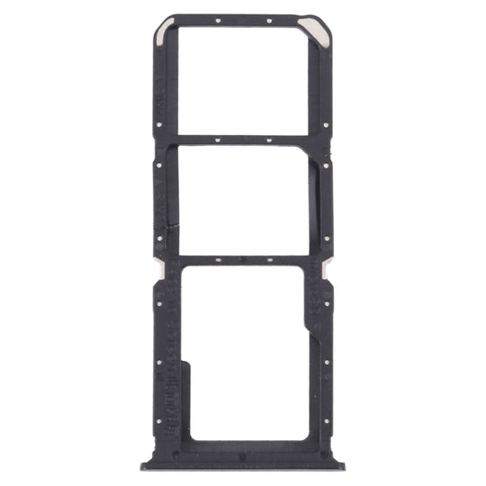 Plateau de carte SIM + plateau de carte SIM + plateau de carte Micro SD pour OPPO A95 4G/Reno6 Lite (noir)