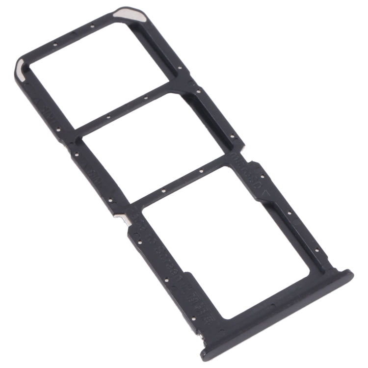 For OPPO A95 4G/Reno6 Lite  SIM Card Tray + SIM Card Tray + Micro SD Card Tray (Black) - Card Tray by buy2fix | Online Shopping UK | buy2fix