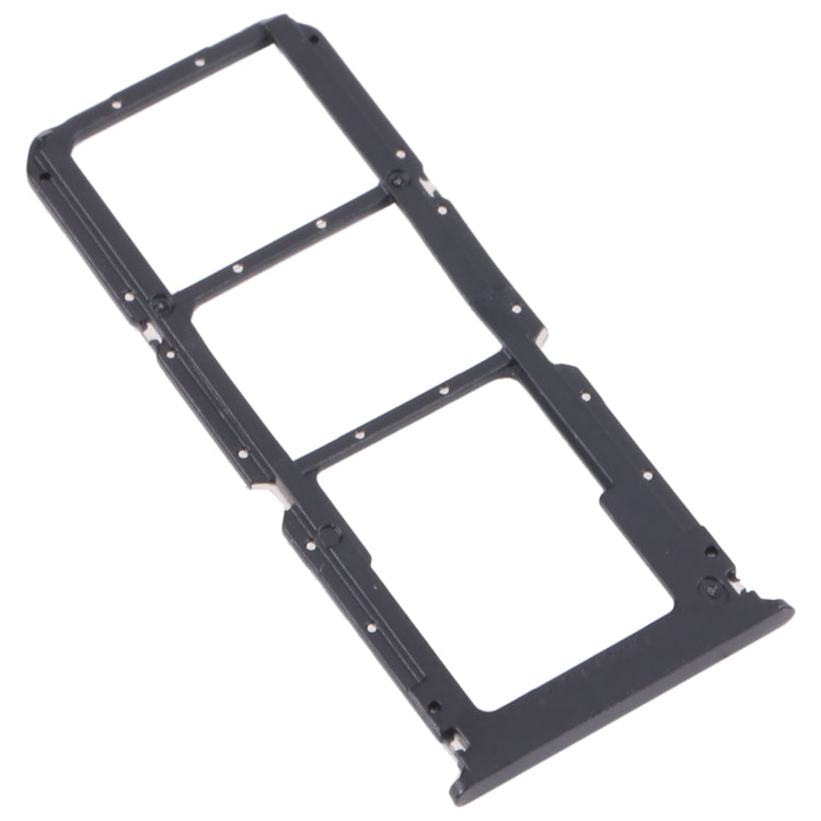 For OPPO A95 4G/Reno6 Lite  SIM Card Tray + SIM Card Tray + Micro SD Card Tray (Black) - Card Tray by buy2fix | Online Shopping UK | buy2fix